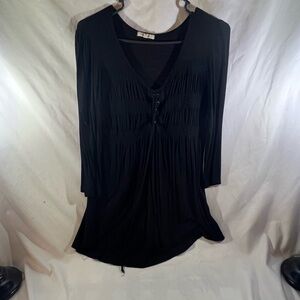 Elegant Black Women's Top